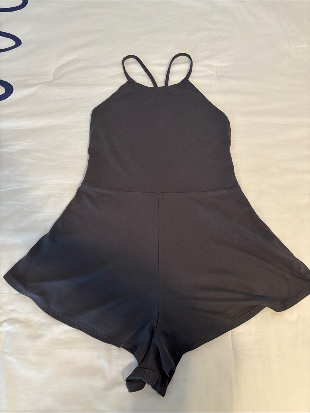 Fabletics Gray One-Piece Romper Loungewear